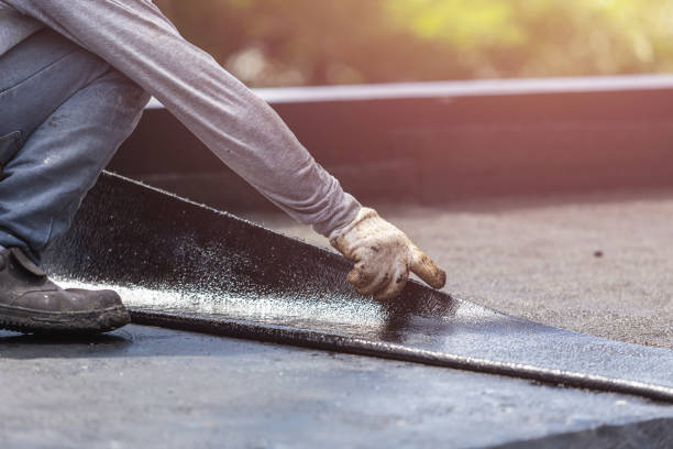 Professional Waterproofing technician working in Monticello, GA